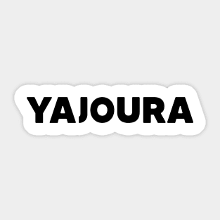 YAJOURA Networking Sticker